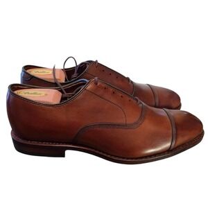 Allen Edmonds Park Avenue Mens Brown Leather Cap Toe Oxford Dress Shoes USA Made